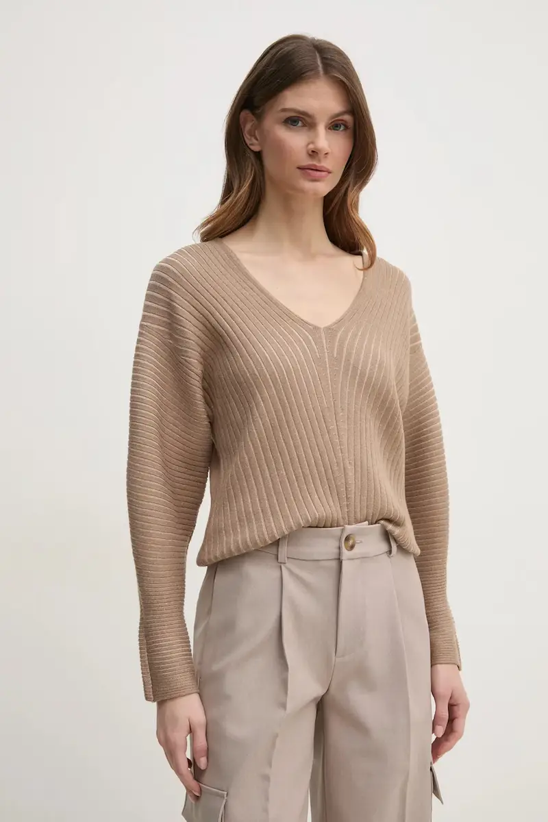 maglione donna colore beige P4KSAL67