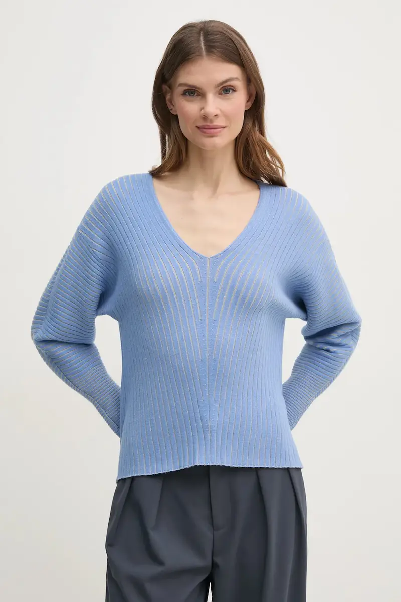 maglione donna colore blu P4KSAL67