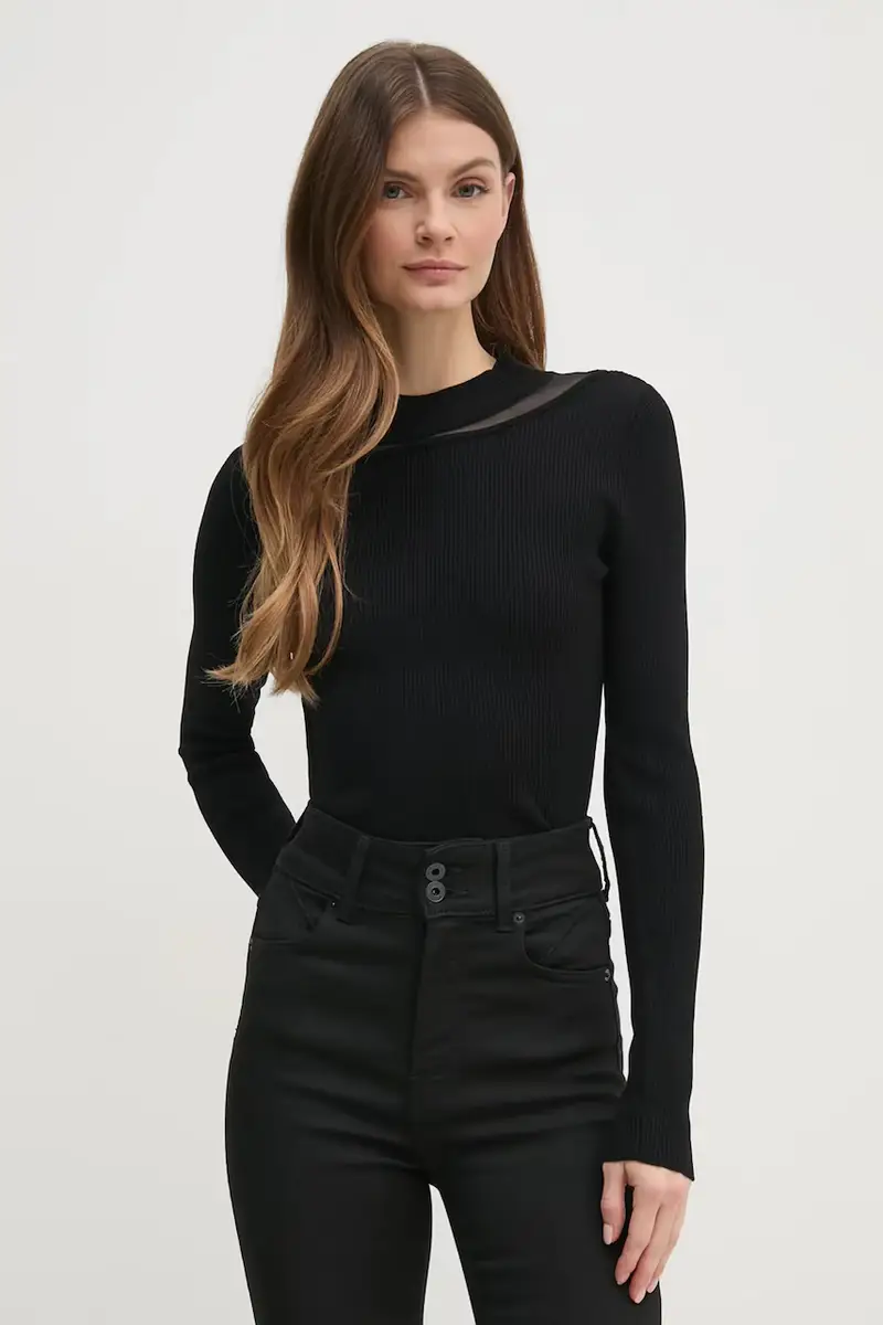 maglione donna colore nero P4KSBT83