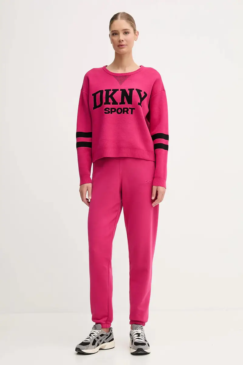 maglione donna colore rosa DP5R0749 miniatura 2