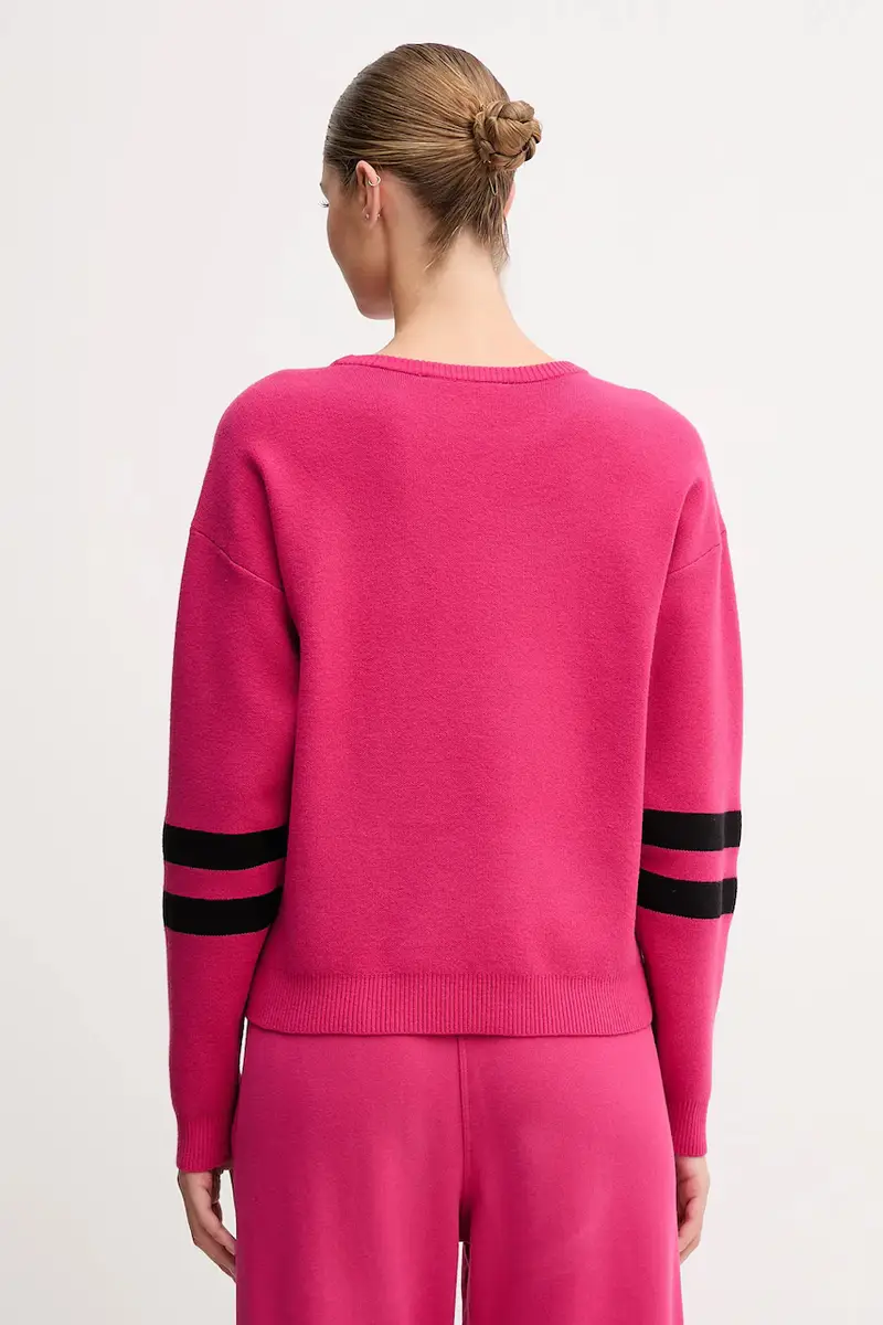 maglione donna colore rosa DP5R0749 miniatura 3