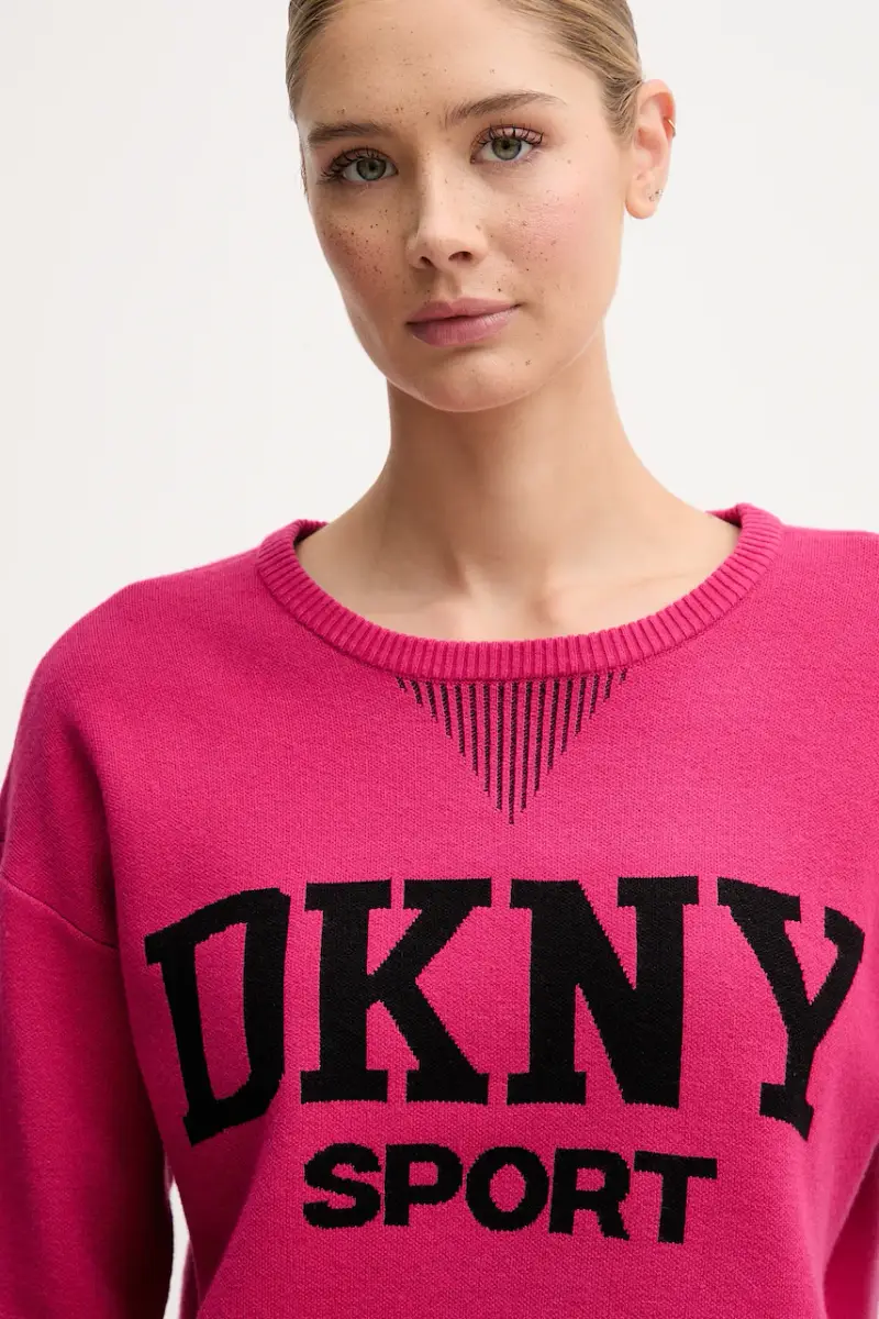 maglione donna colore rosa DP5R0749 miniatura 4