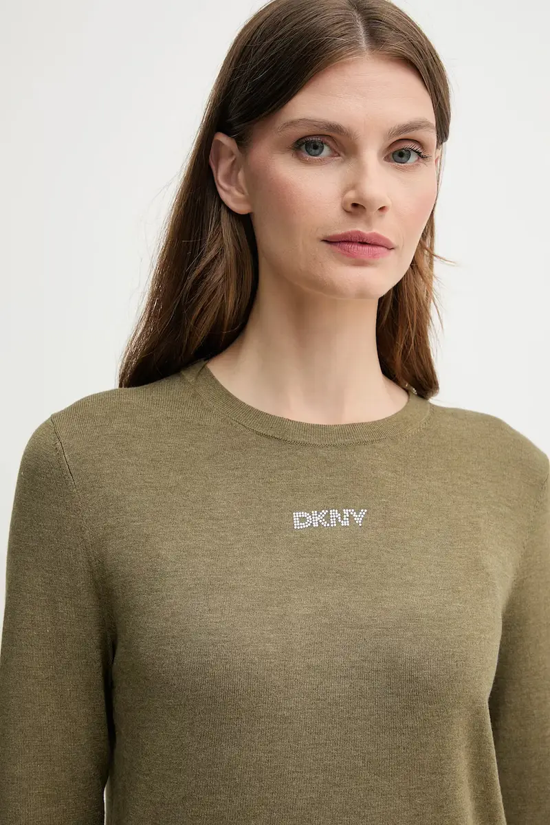 maglione donna colore verde DJ5R0743 miniatura 4