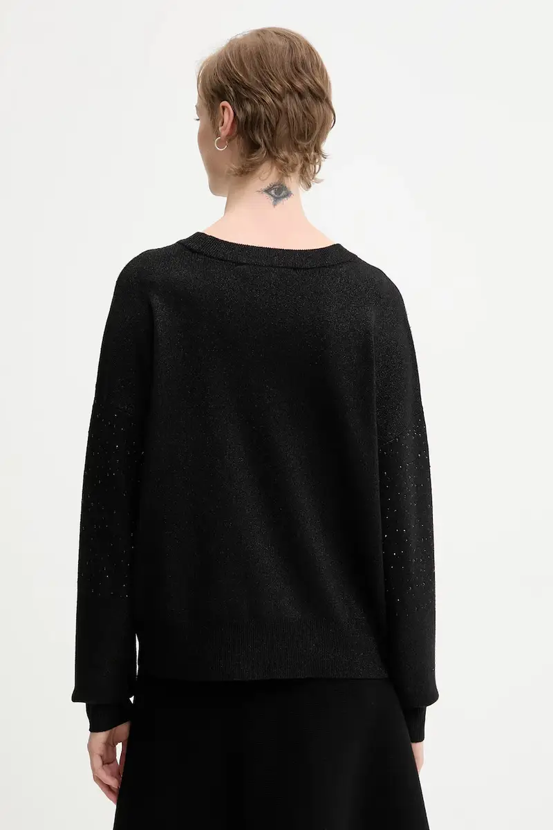 maglione SWEATERS donna colore nero P5MSAY50 miniatura 3