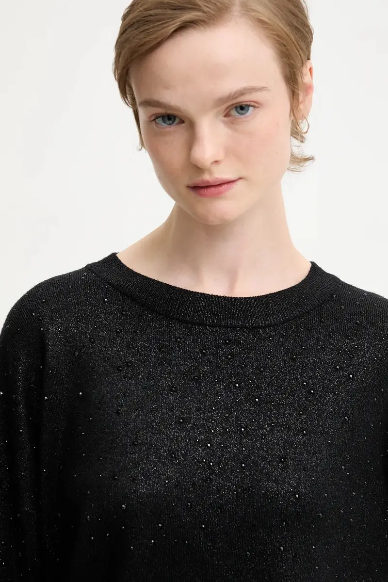 maglione SWEATERS donna colore nero P5MSAY50 miniatura 4