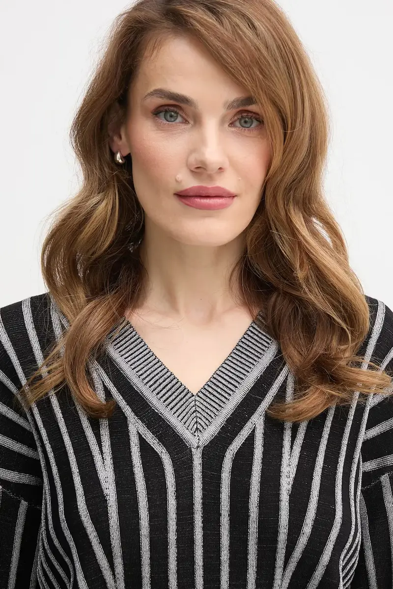 maglione SWEATERS donna colore nero P5MSDZ52 miniatura 4