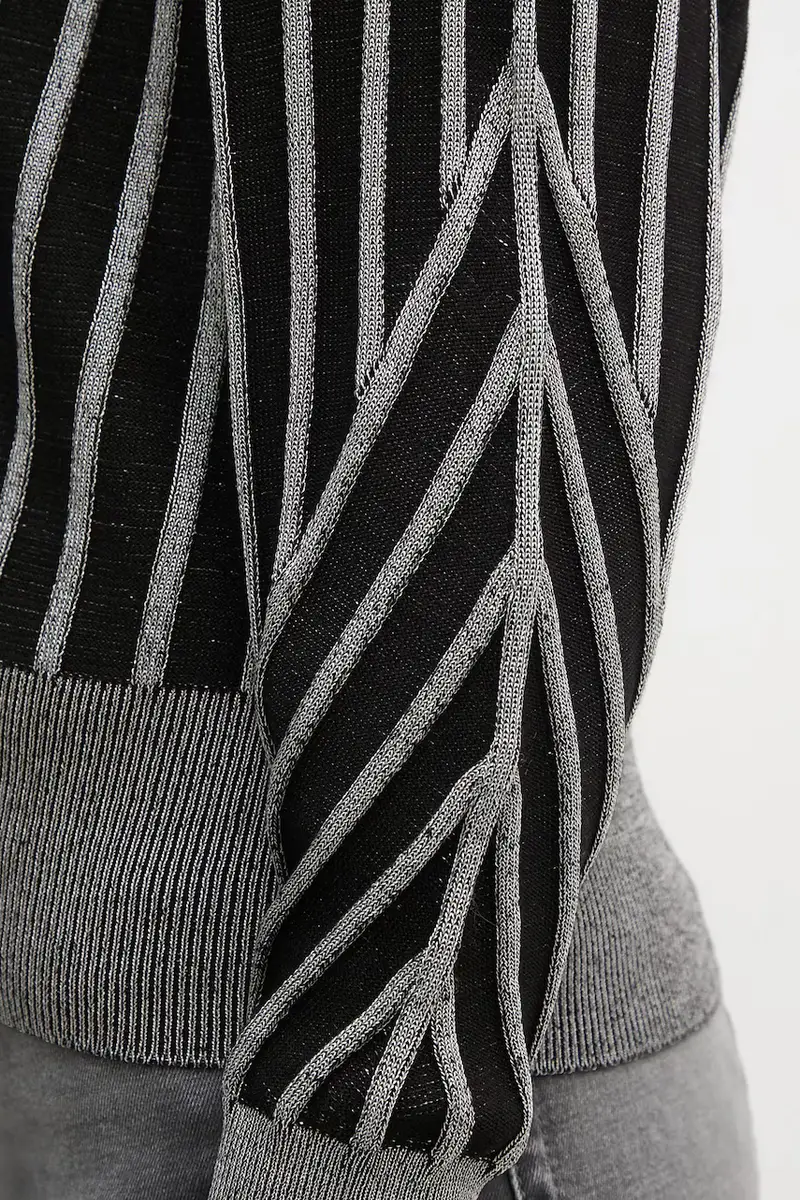 maglione SWEATERS donna colore nero P5MSDZ52 miniatura 5