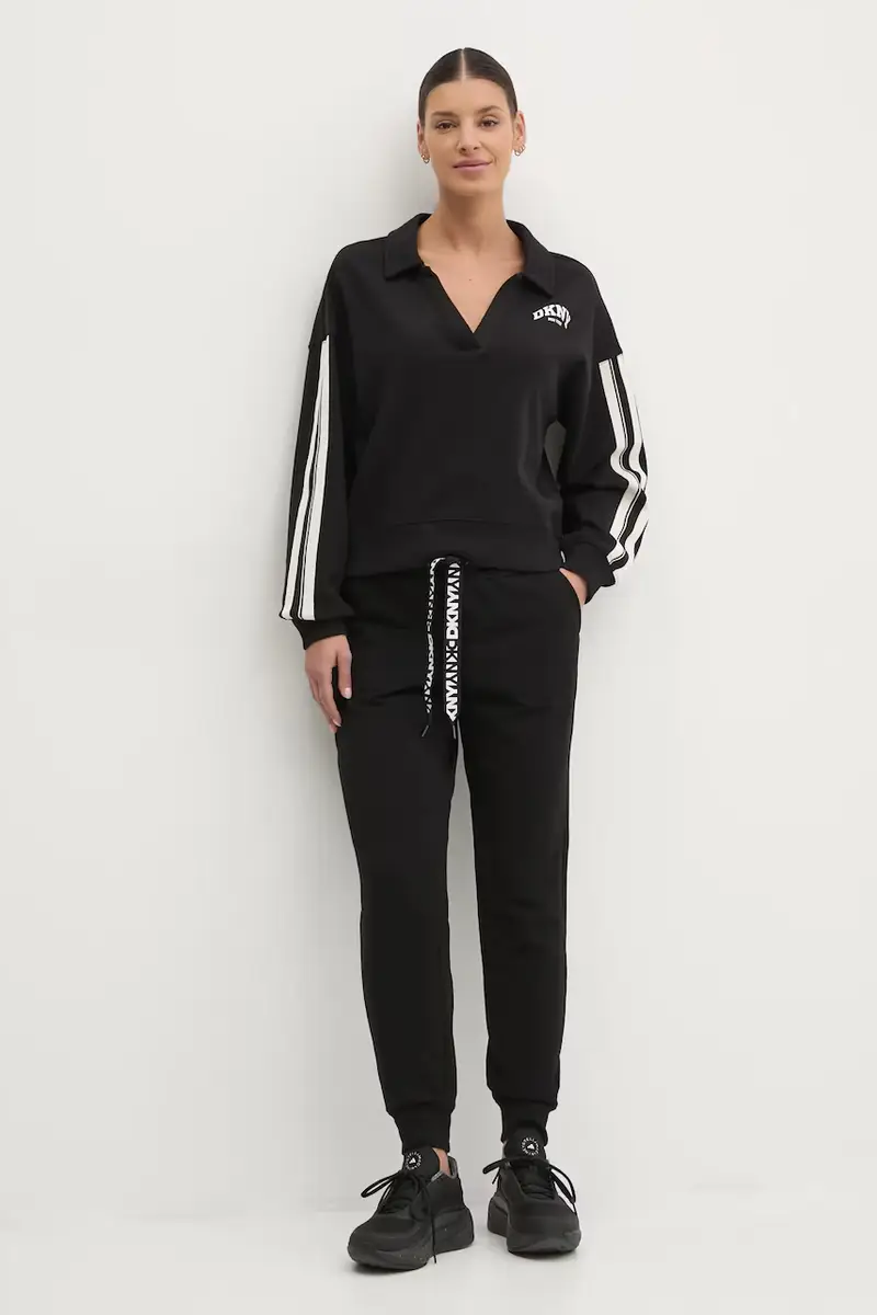 pantaloni della tuta donna colore nero DP5P3496 miniatura 2