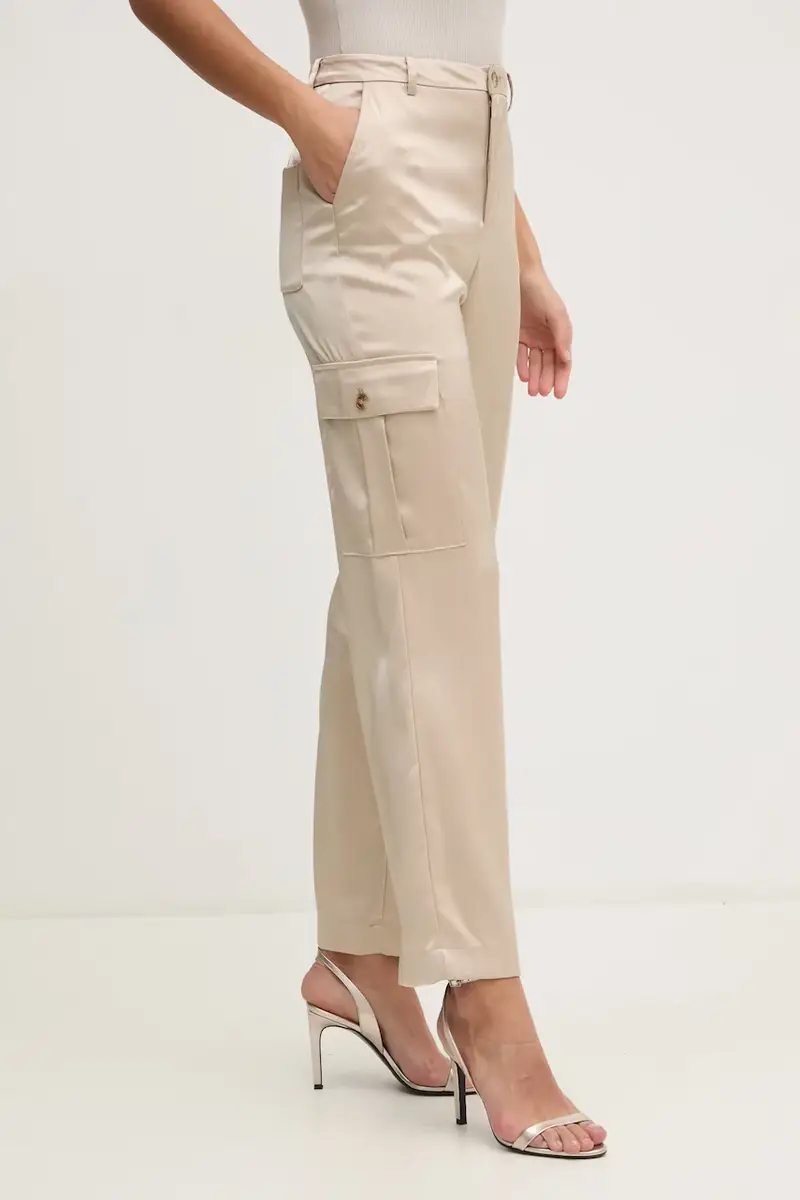 pantaloni donna colore beige DJ4P3011