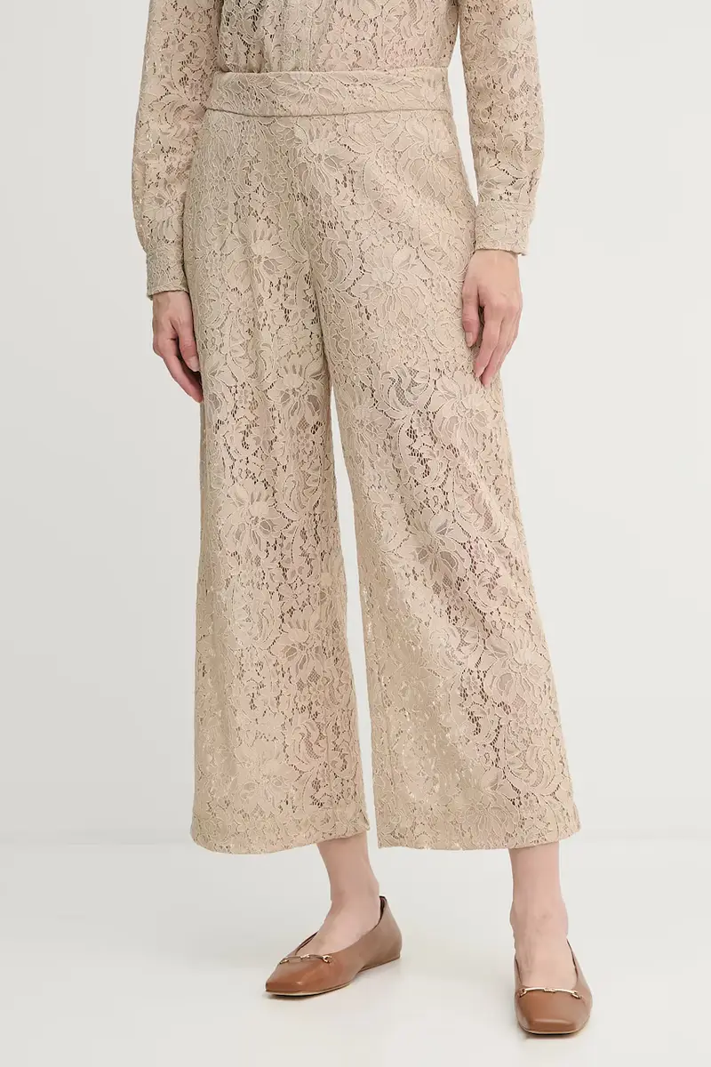 pantaloni donna colore beige DJ5P3081