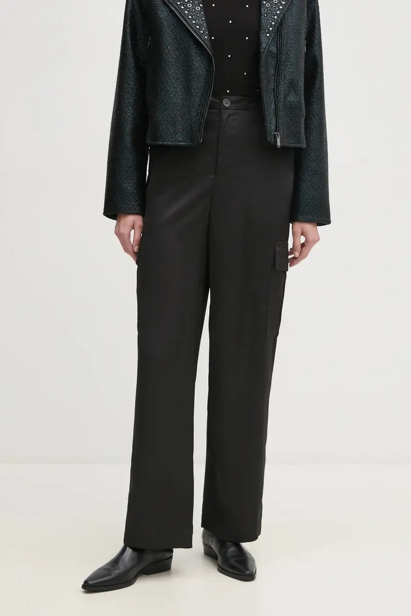 pantaloni donna colore nero DJ4P3011 miniatura 4