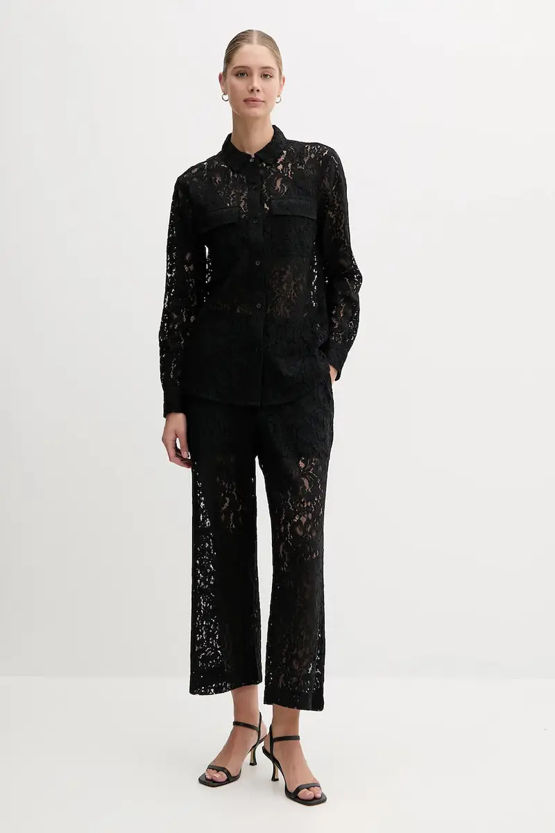 pantaloni donna colore nero DJ5P3081 miniatura 2