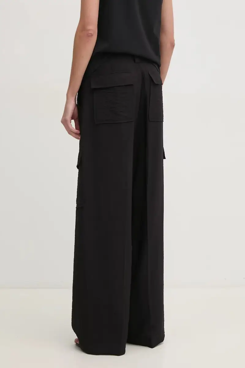 pantaloni donna colore nero P44KUV31 miniatura 3