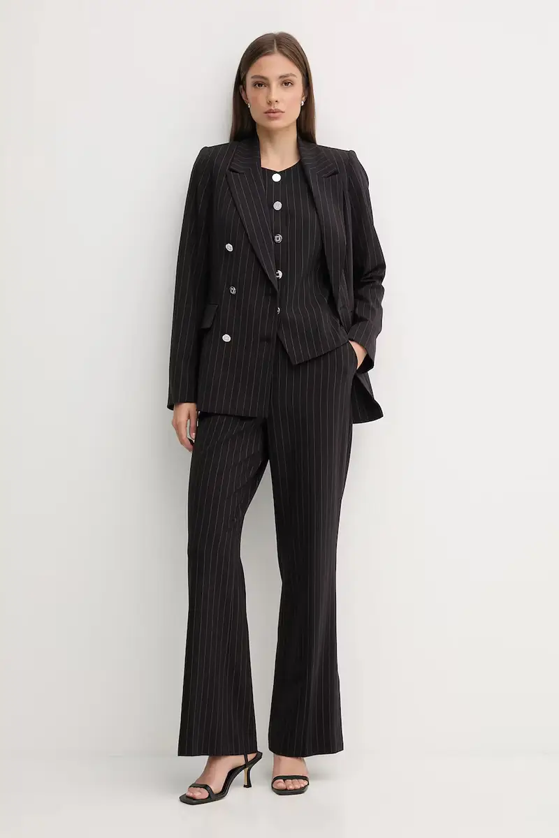 pantaloni donna colore nero UE5PS047 miniatura 2