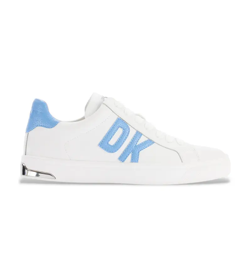 per donna. K1300916 Sneakers in pelle bianca Abeni (36), Bianco, Basso, Stringhe, Casual Rosa