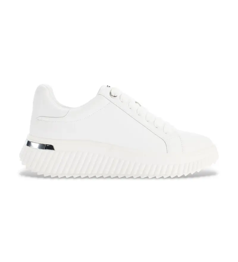 per donna. K1530142 Sneakers in pelle bianca Lobeco (36), Bianco, Basso, Stringhe, Casual