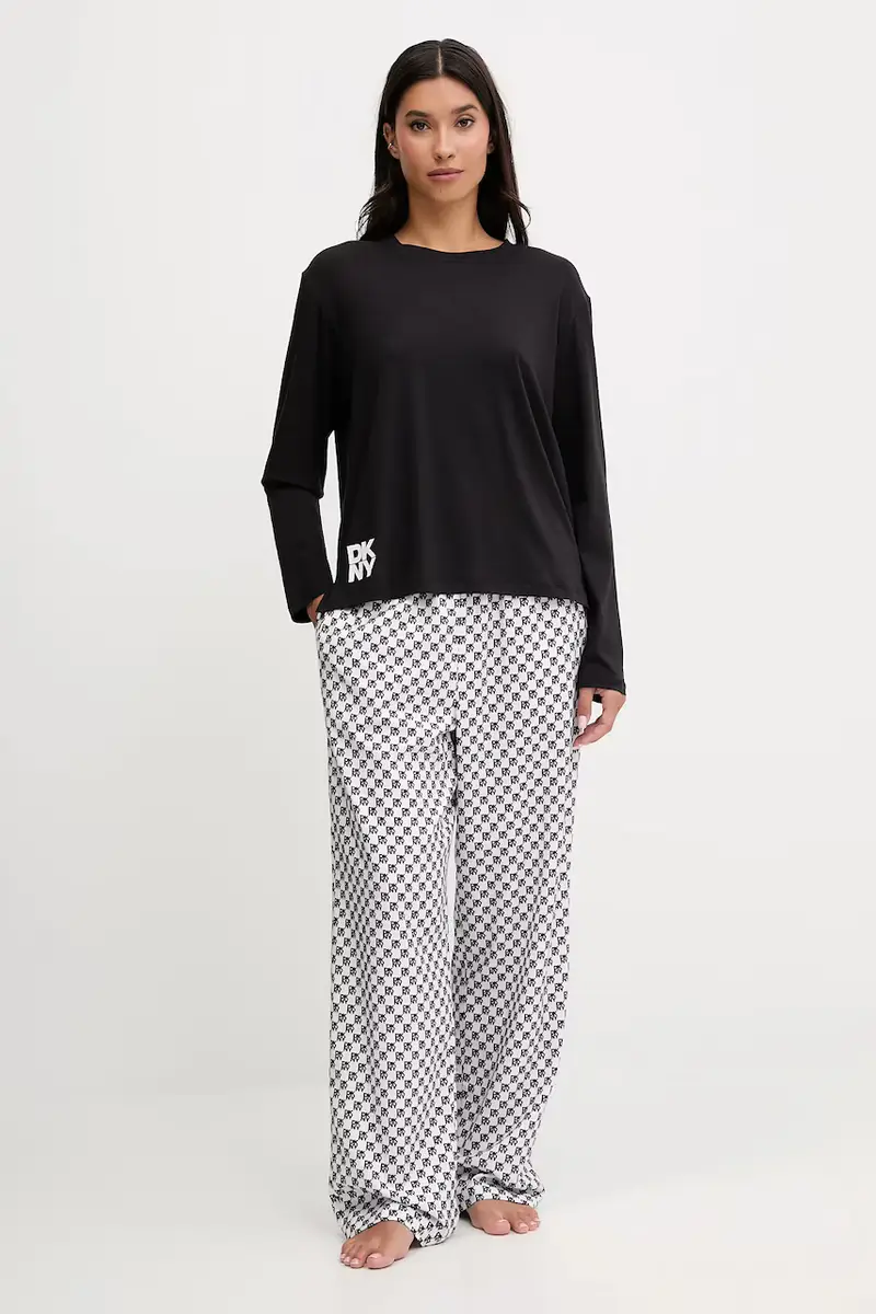 pigiama con cotone colore nero YI80064