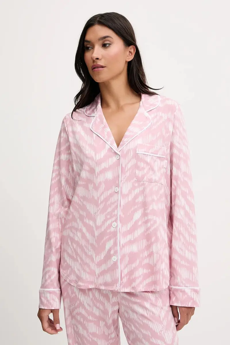 pigiama con cotone colore rosa YI80062 miniatura 2