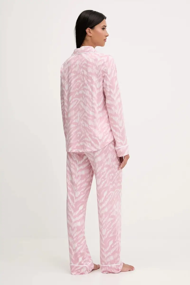 pigiama con cotone colore rosa YI80062 miniatura 4