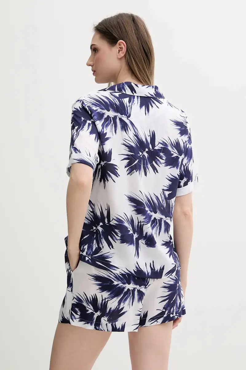 pigiama donna colore blu navy YI90052 miniatura 3