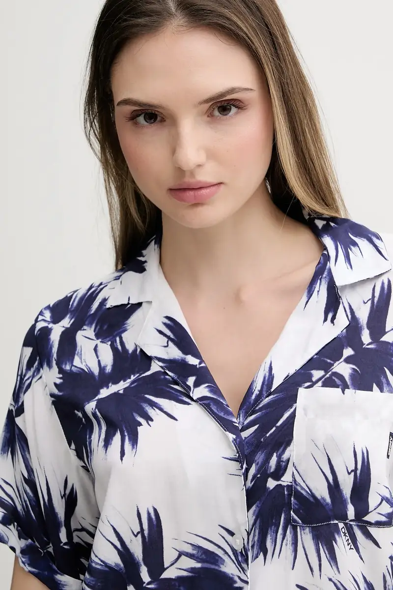 pigiama donna colore blu navy YI90052 miniatura 4