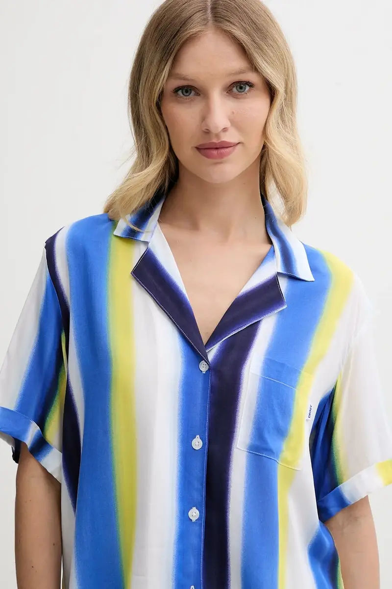 pigiama donna colore blu YI90052 miniatura 4