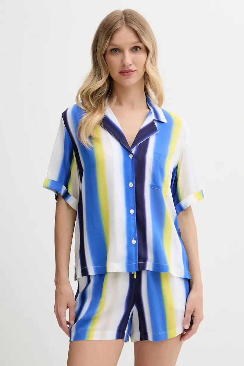 pigiama donna colore blu YI90052