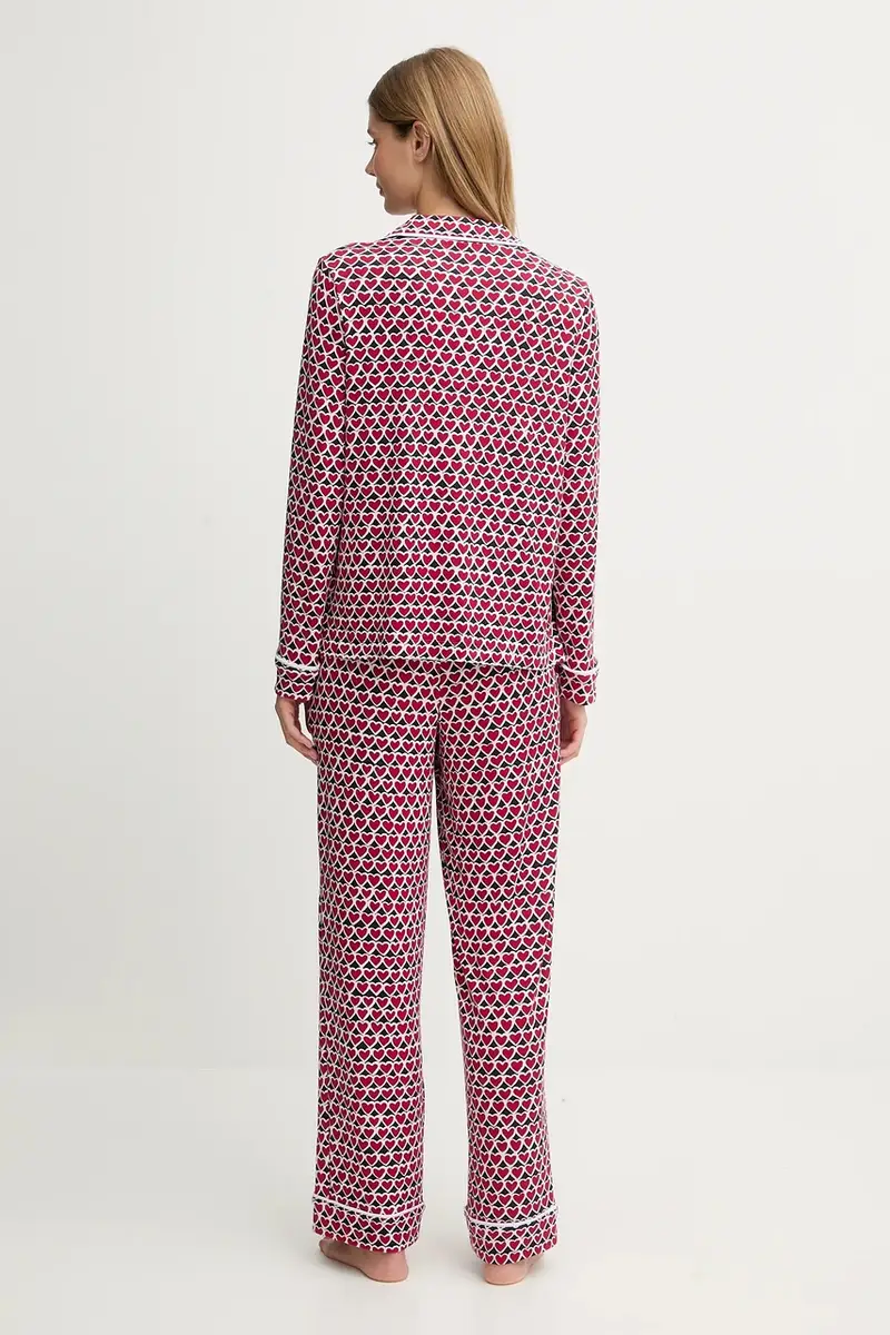 pigiama donna colore rosso YI90083 miniatura 4