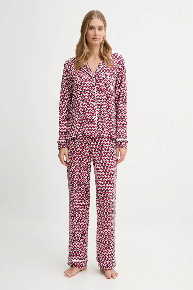 pigiama donna colore rosso YI90083