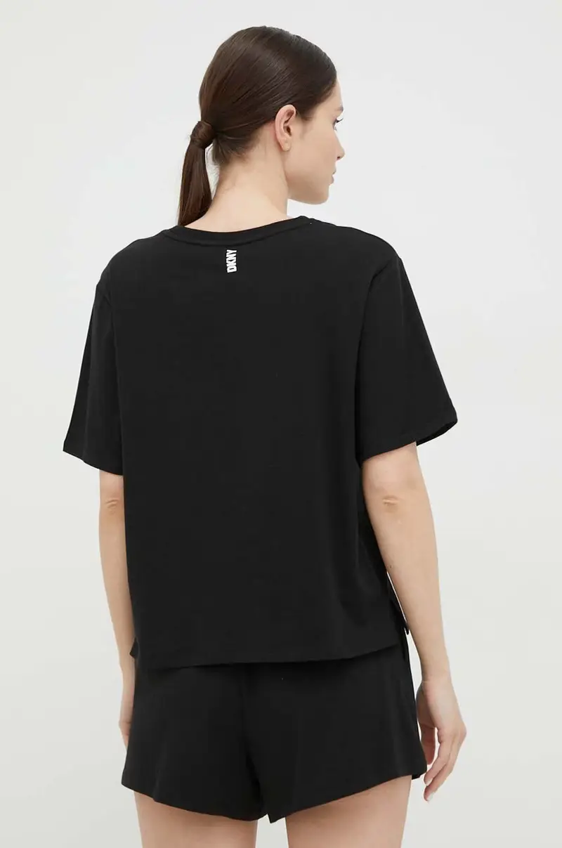 Dkny Maglia Nero Donna con Fascia Elastico miniatura 2