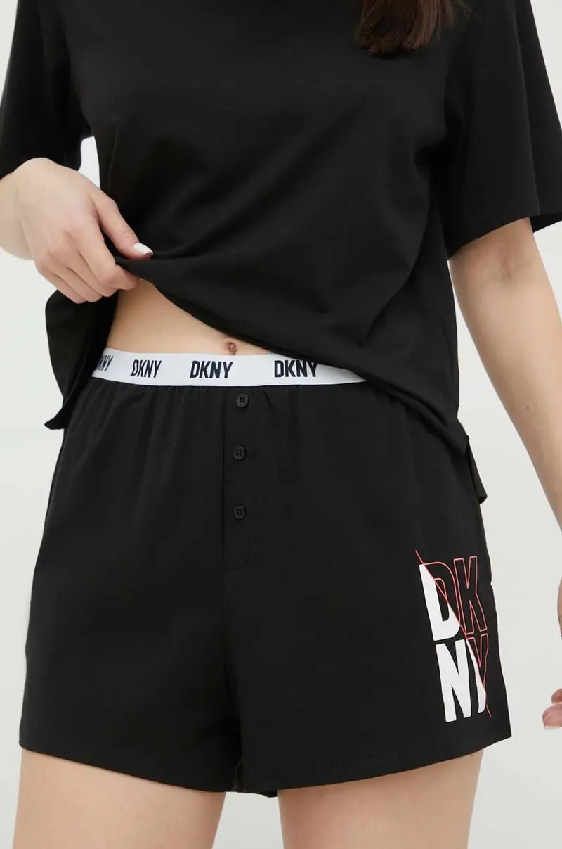 Dkny Maglia Nero Donna con Fascia Elastico miniatura 4
