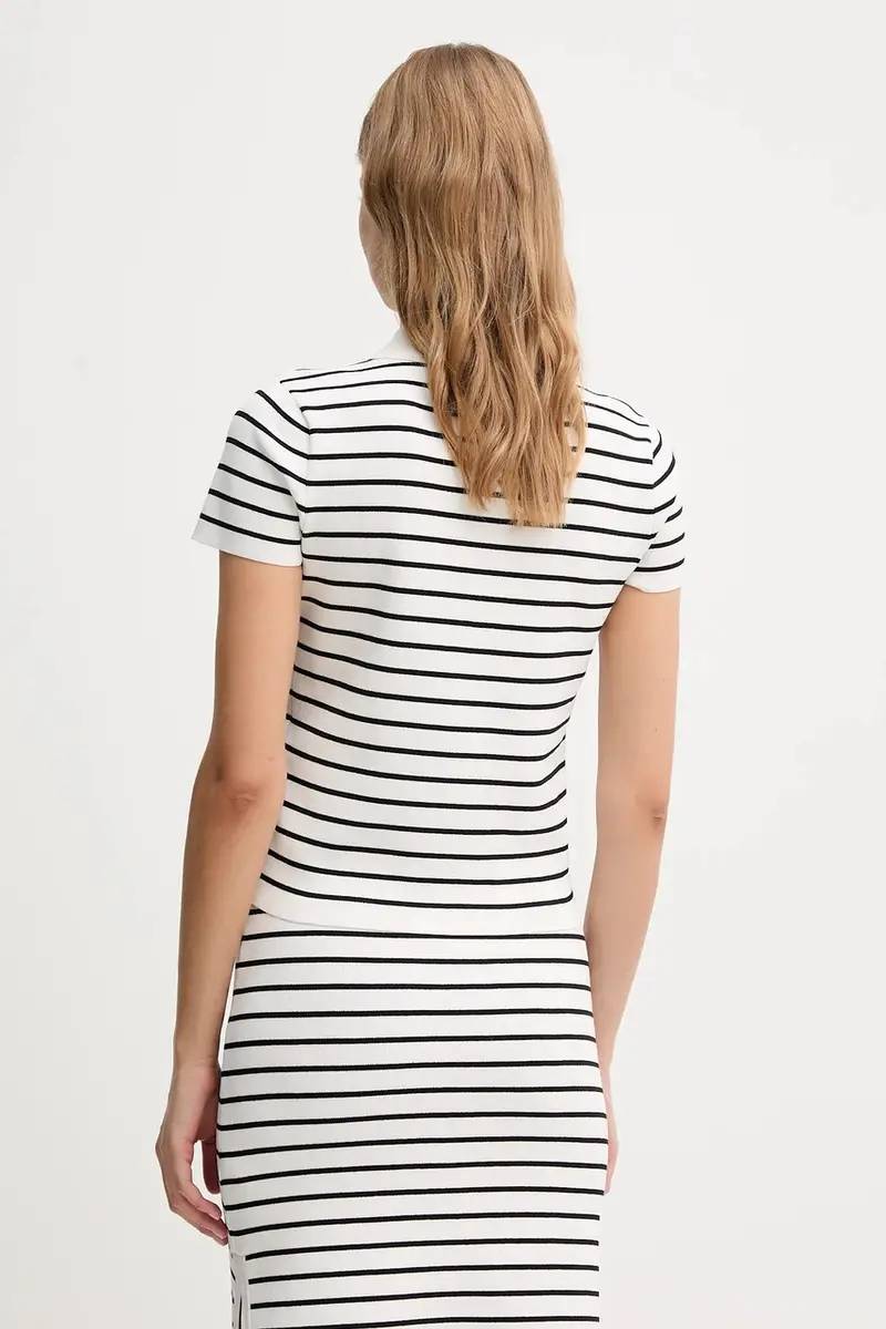 DKNY Polo Donna Bianco 3918597 miniatura 3