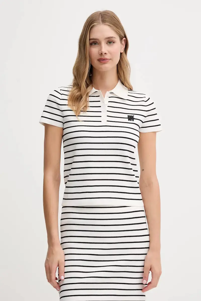 DKNY Polo Donna Bianco 3918597