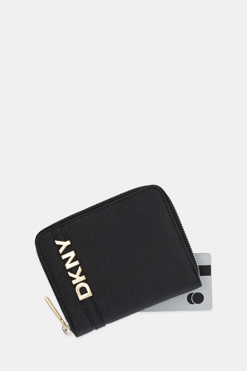 portafoglio in pelle donna colore nero R521KM25 miniatura 3