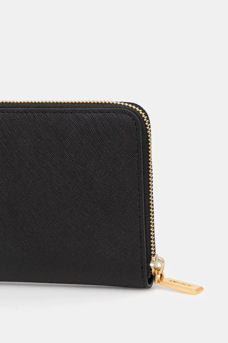 portafoglio in pelle donna colore nero R521KM28 miniatura 2