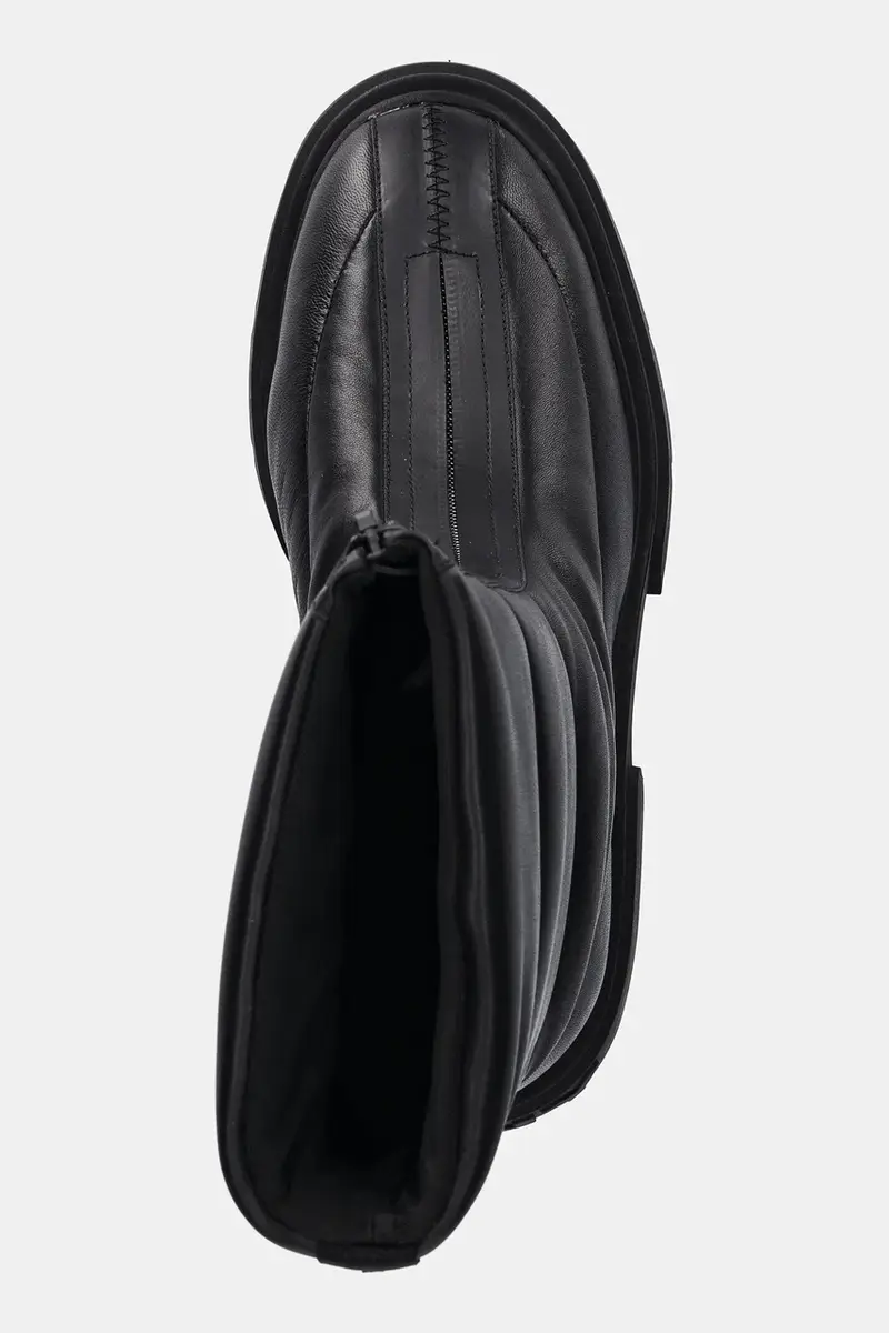 stivaletti alla caviglia in pelle Fiza donna colore nero K4419113 miniatura 4