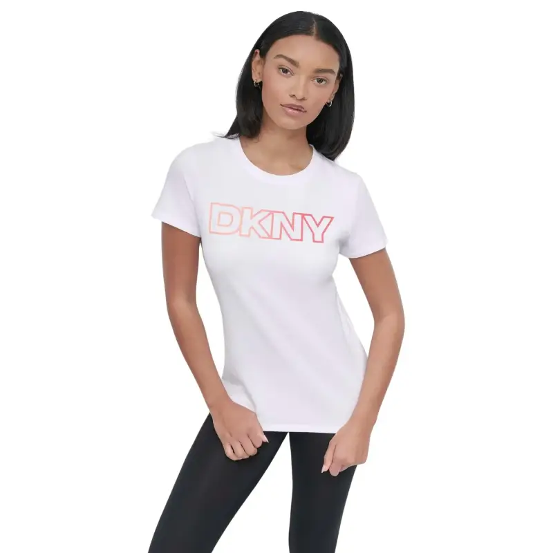 T-shirt da donna Dkny Ombre Outline Logo