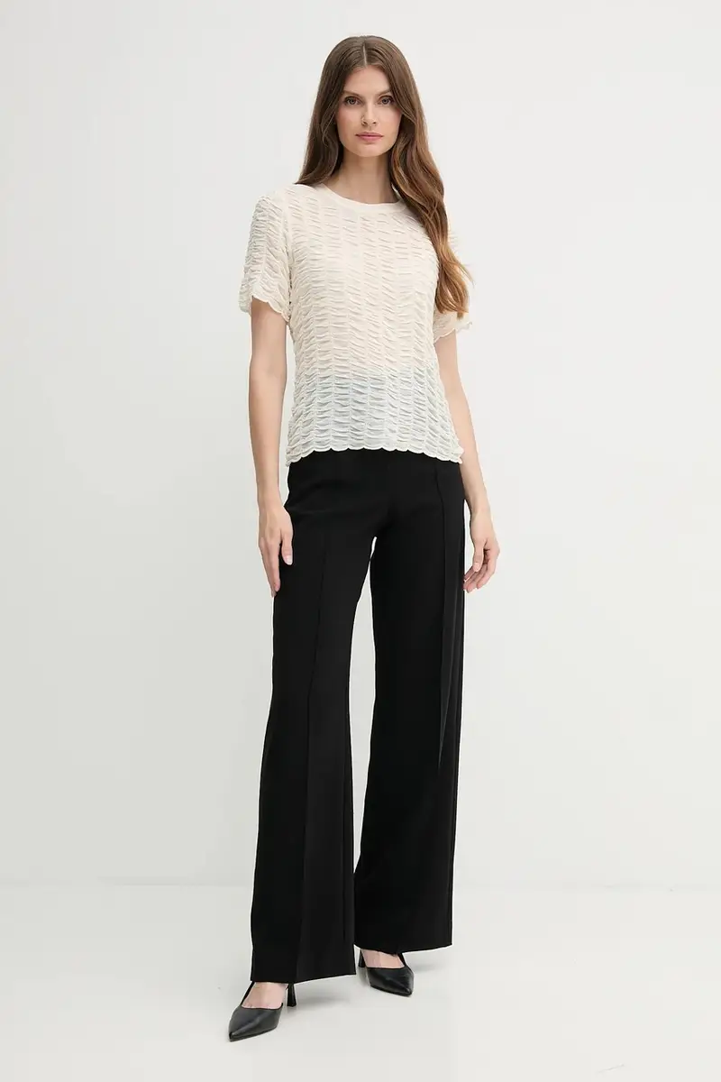 DKNY T-shirt Donna Beige 3851341 miniatura 2