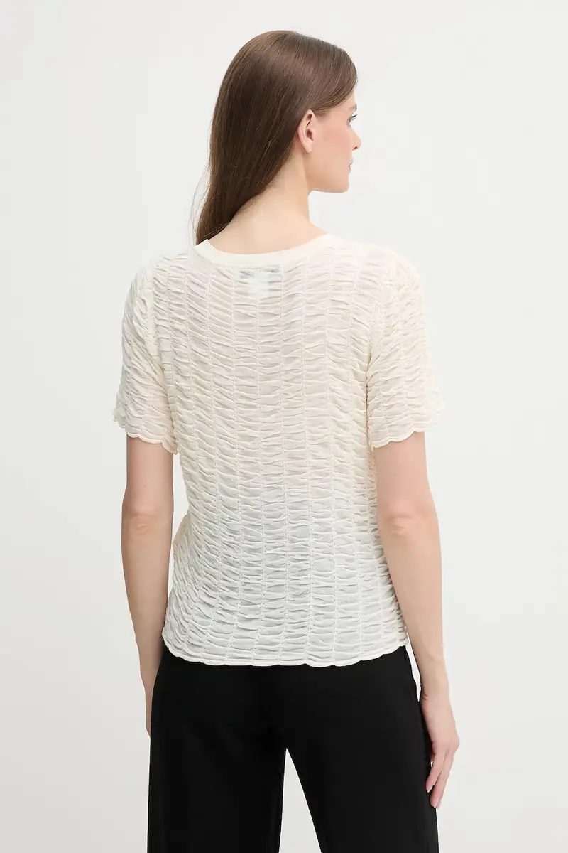 DKNY T-shirt Donna Beige 3851341 miniatura 3