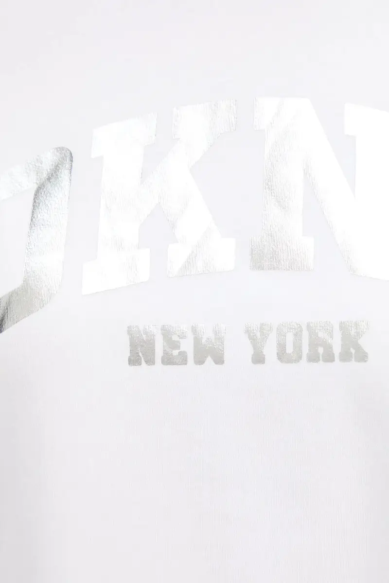 DKNY T-shirt Donna Bianco 3577650 miniatura 5