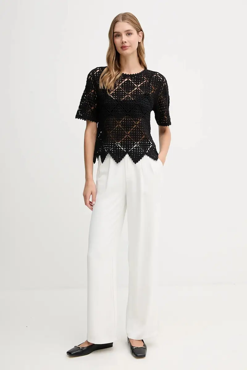 DKNY T-shirt Donna Nero 3876727 miniatura 2