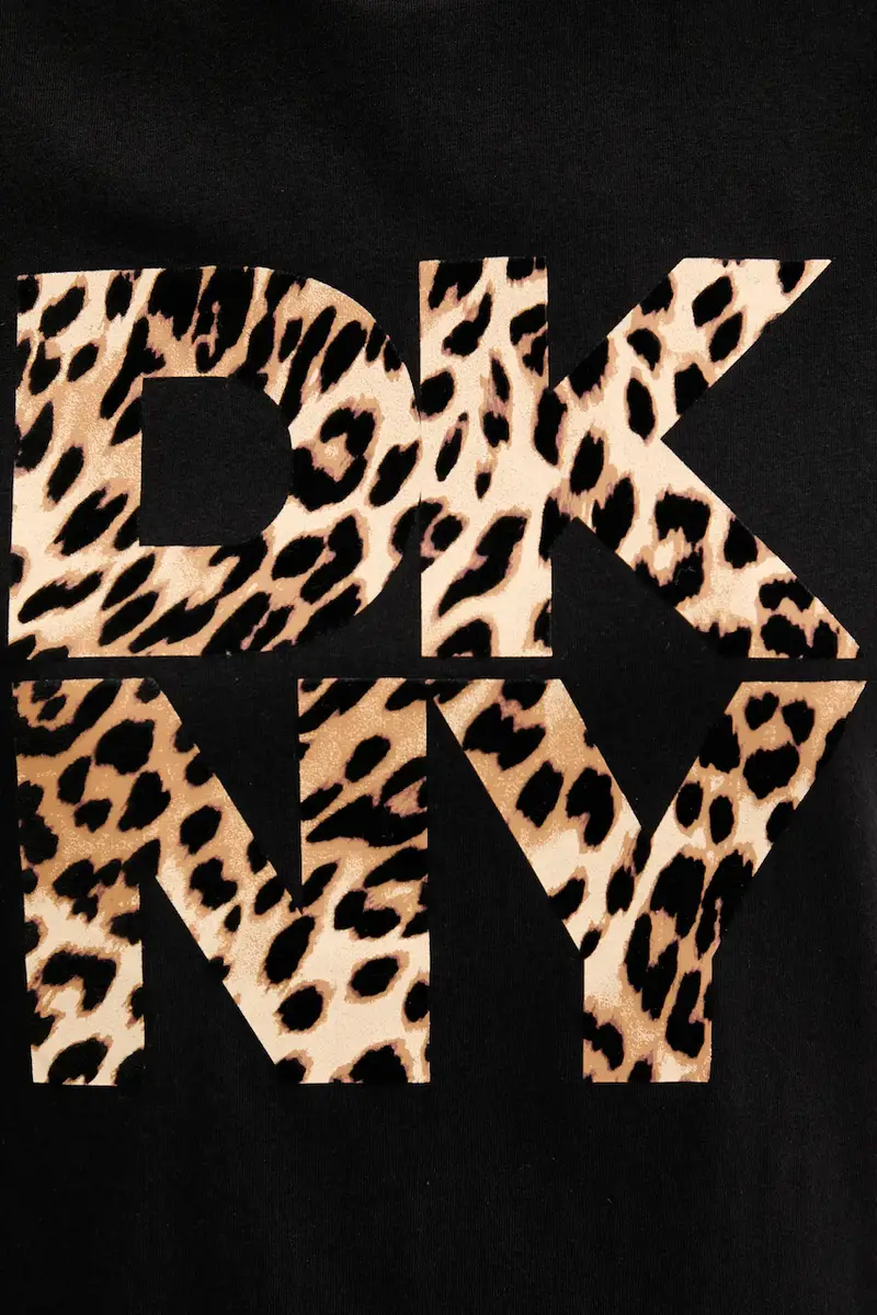 DKNY T-shirt Donna Nero 3775660 miniatura 5