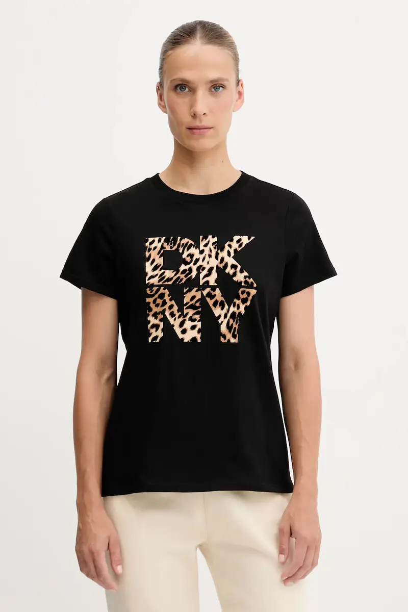 DKNY T-shirt Donna Nero 3775660