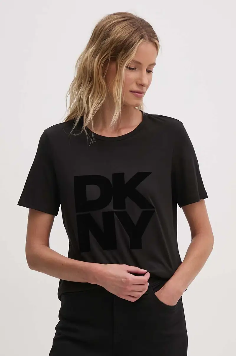 DKNY T-shirt Nero 4157593 miniatura 3