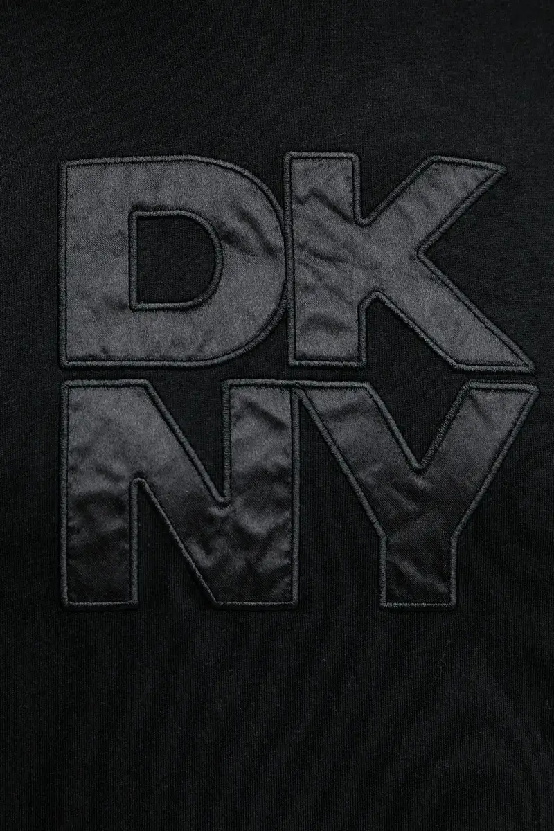 top a maniche lunghe in cotone colore nero DJ5T1488 miniatura 5