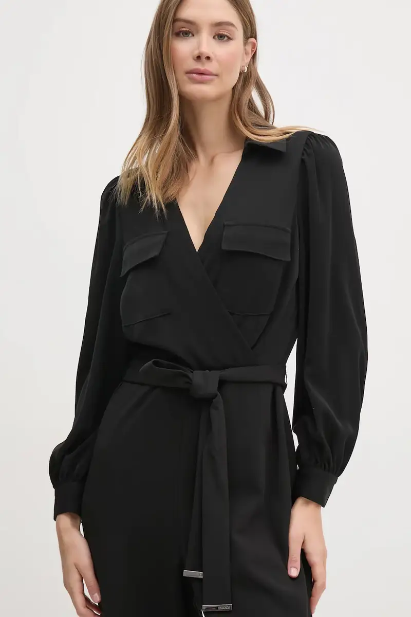 tuta elegante colore nero DD3K284A miniatura 4