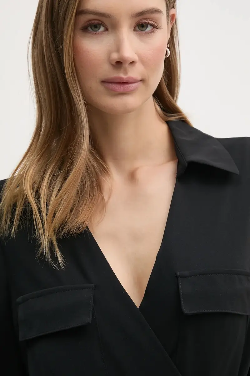 tuta elegante colore nero DD3K284A miniatura 5