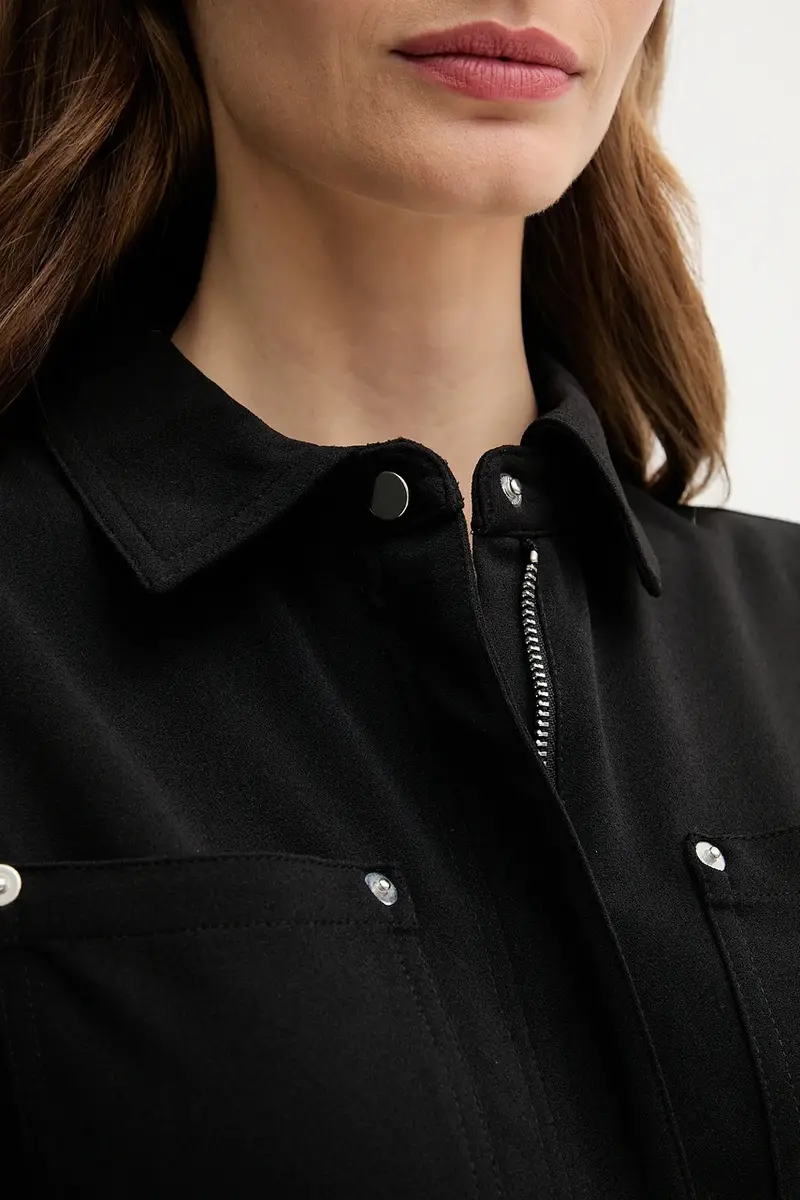 tuta elegante colore nero DD5B1L16 miniatura 5