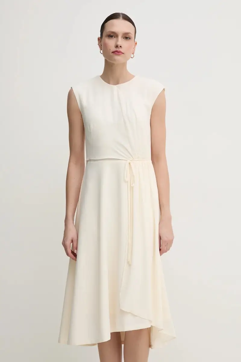 vestito colore beige DD4KC366 miniatura 2