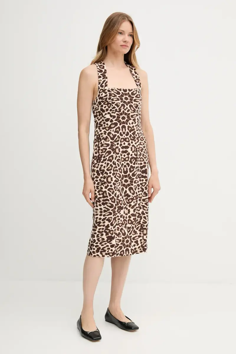 vestito colore beige DD5N1L20 miniatura 3